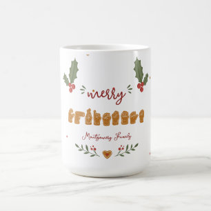 Op maat gemaakte ASL Prettig Kerst Gingerbread Han Koffiemok