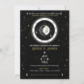 Op Maat gemaakte Astrologie Zodiac Maan Teken Trou Kaart (Voorkant)