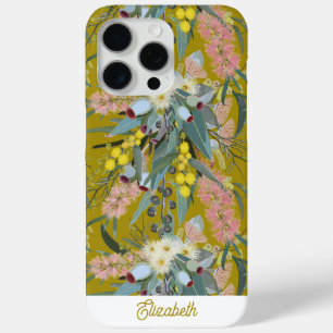 Op maat gemaakte Australische inheemse bosbloemen iPhone 15 Pro Max Hoesje