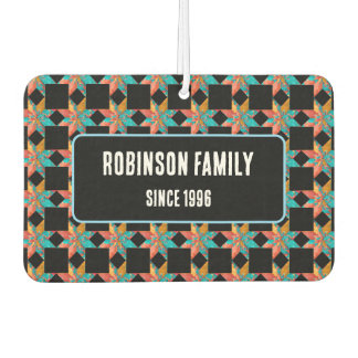 Op maat gemaakte auto-accessoires patchwork quilt luchtverfrisser