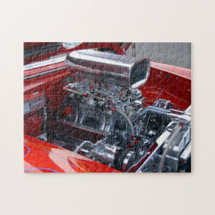 Op maat gemaakte auto motor legpuzzel