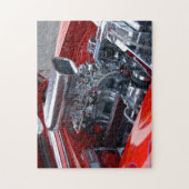 Op maat gemaakte auto motor legpuzzel (Verticaal)