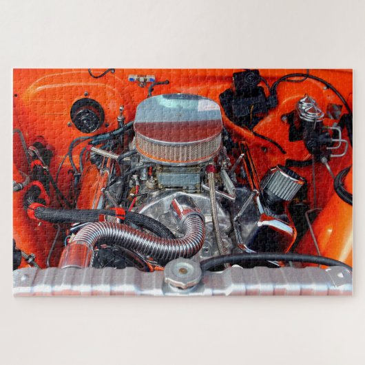 Op maat gemaakte automotor legpuzzel (Horizontaal)