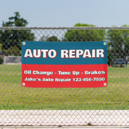 Op maat gemaakte autoreparatie service Remmen Olie Spandoek
