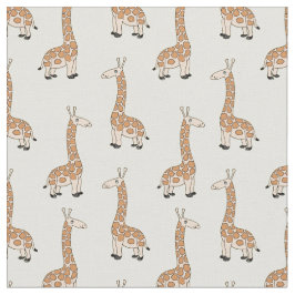 Op maat gemaakte baby-giraffe-stofprint voor kinde stof