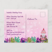 Op maat gemaakte Baby Shark Familie Verjaardagsuit Briefkaart (Achterkant)