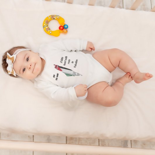 Op maat gemaakte babybodysuit voor Palestijnse bab Romper