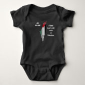 Op maat gemaakte babybodysuit voor Palestijnse bab Romper (Voorkant)