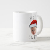 Op maat gemaakte babyface Kerstman hoed Kerst foto Grote Koffiekop (Voorkant rechts)