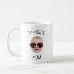 Op maat gemaakte babyfoto cadeau voor nieuwe moede koffiemok