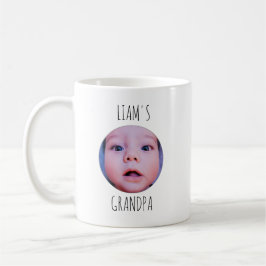 Op maat gemaakte babyfoto en naam koffiemok