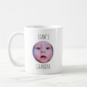 Op maat gemaakte babyfoto en naam koffiemok