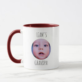 Op maat gemaakte babyfoto en naam koffiemok mok