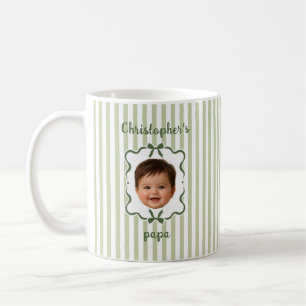 Op maat gemaakte babyfoto koffiemok voor vader