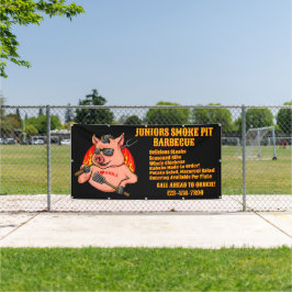 Op maat gemaakte Barbecue Smoker Mobiele Zakelijke Spandoek