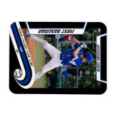 Op maat gemaakte Baseballherinneringen Levendig Bl Magneet (Horizontaal)