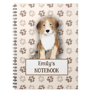 Op maat gemaakte Beagle-notitieboekje Cadeaubon vo Notitieboek