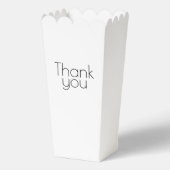 Op maat gemaakte bedank-popcorn feestgunstdozen bedankdoosjes (Voorkant)