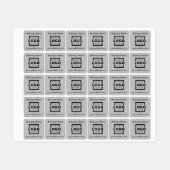 Op maat gemaakte bedrijfskleding met logo labels (Vel)