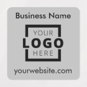 Op maat gemaakte bedrijfskleding met logo labels (Design 1)