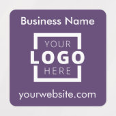 Op maat gemaakte bedrijfskleding met logo labels (Design 1)