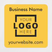 Op maat gemaakte bedrijfskleding met logo labels (Design 1)