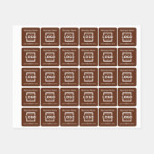 Op maat gemaakte bedrijfskleding met logo labels (Vel)