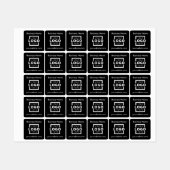 Op maat gemaakte bedrijfskleding met logo labels (Vel)