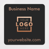 Op maat gemaakte bedrijfskleding met logo labels (Design 1)