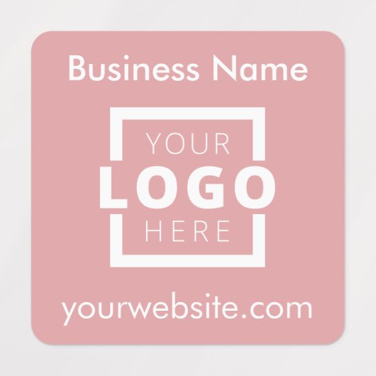 Op maat gemaakte bedrijfslogo promotionele gekenme labels (Design 1)