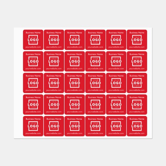 Op maat gemaakte bedrijfslogo promotionele gekenme labels (Vel)