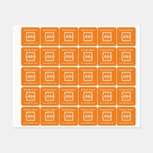 Op maat gemaakte bedrijfslogo promotionele merkart labels (Vel)