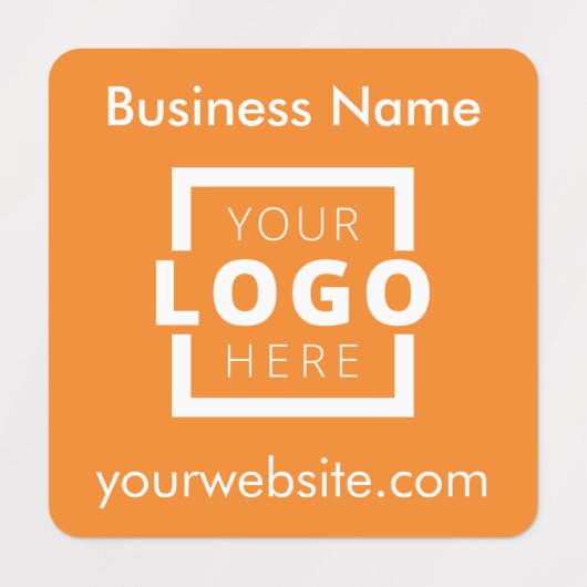 Op maat gemaakte bedrijfslogo promotionele merkart labels (Design 1)