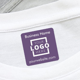 Op maat gemaakte bedrijfslogo promotionele merkart labels