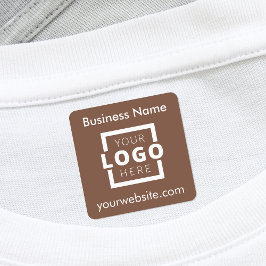 Op maat gemaakte bedrijfslogo promotionele merkart labels
