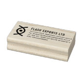 Op maat gemaakte bedrijfslogo rubberen stempel (Stempel)