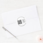 Op maat gemaakte bedrijfslogo sticker (Envelop)