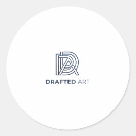 Op maat gemaakte bedrijfslogo-verpakking ronde sti sticker