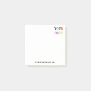 Op maat gemaakte bedrijfstekst logo merk Post-it® Notes