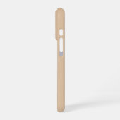 Op maat gemaakte Beige iPhone 16 Pro Hoesje (Linkerkant)