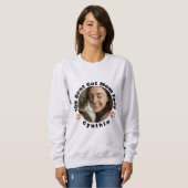 Op maat gemaakte Beste Kat Moeder Foto Sweatshirt  (Voorkant volledig)