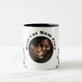 Op maat gemaakte Beste Kat Moeder Ooit Mok met Fot (Center)