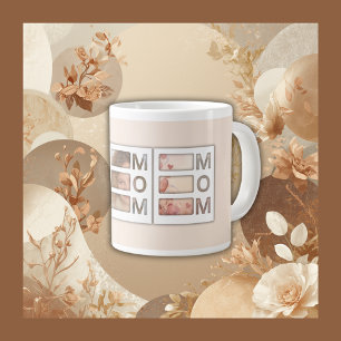 Op maat gemaakte beste Moeder 3 Foto Raster Verjaa Grote Koffiekop