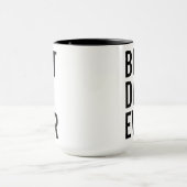 Op maat gemaakte "Beste moeder" of "Beste vader" m Mok (Midden)