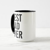 Op maat gemaakte "Beste moeder" of "Beste vader" m Mok (Voorkant links)