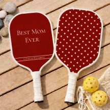 Op maat gemaakte Beste Moeder Ooit Burgundy Witte 