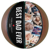 Op maat gemaakte “Beste papa ooit” foto basketbal (Verticaal)