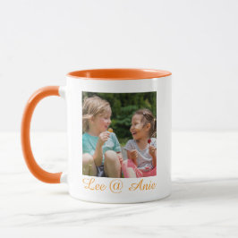 Op maat gemaakte beste vrienden naam foto mok