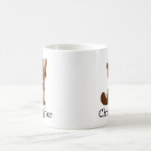 Op maat gemaakte beverontwerp koffiemok (Center)