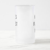 Op maat gemaakte bierglas mok voor vader | Vaderda (Center)